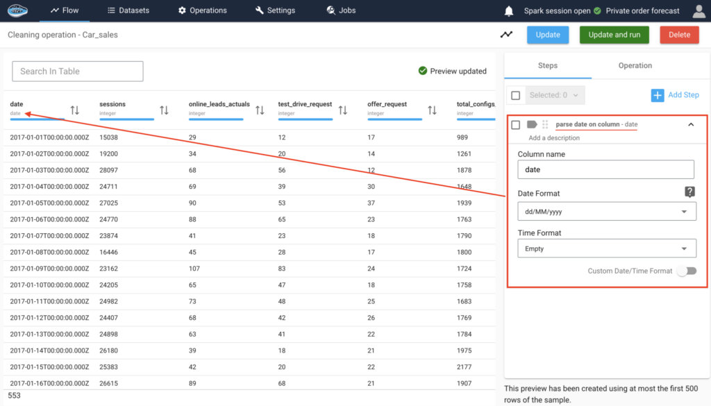 data preparation using papAI