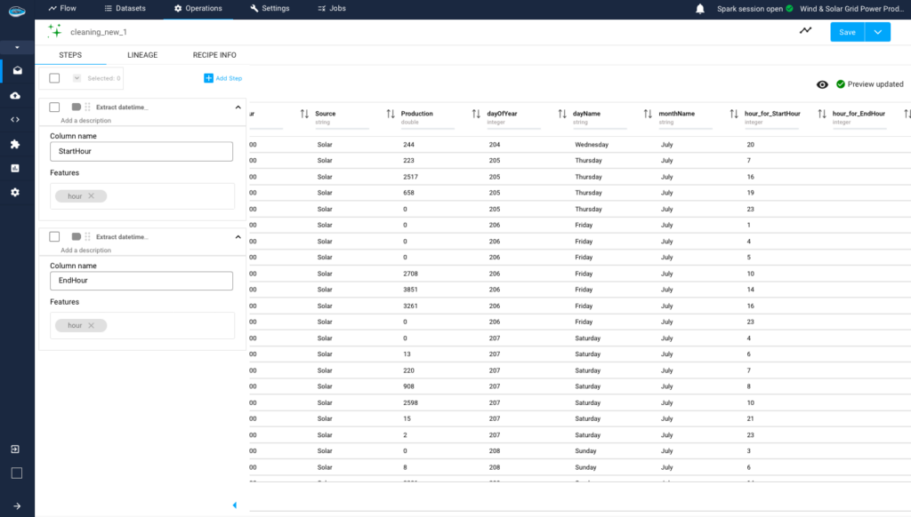 processing data