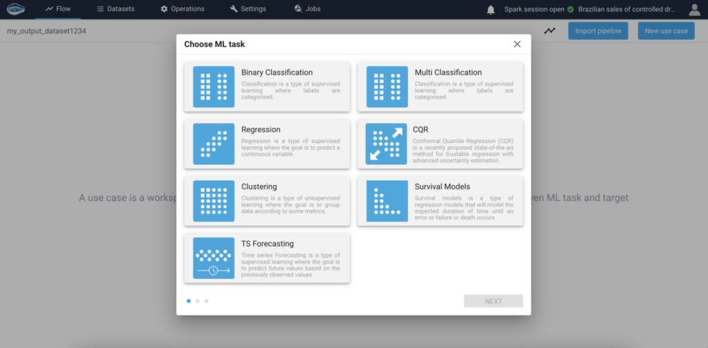 Deployment dashboard