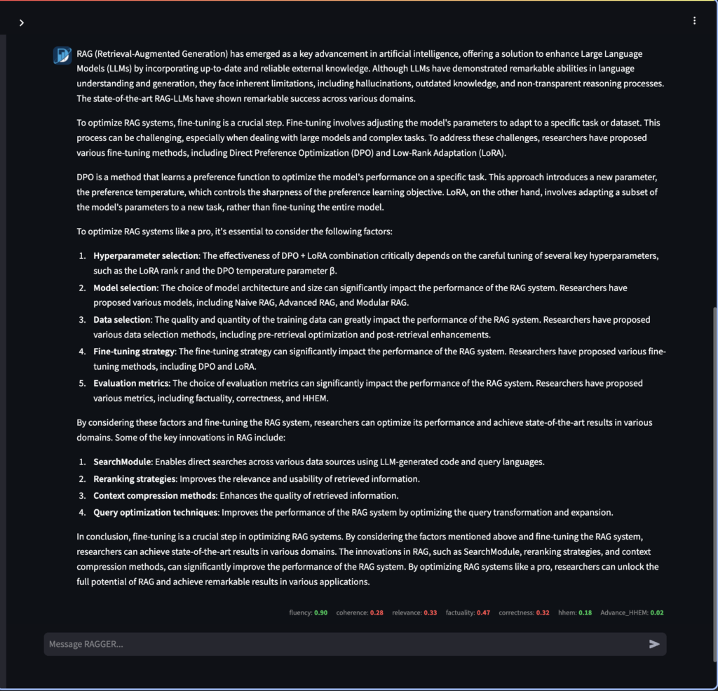 response generation